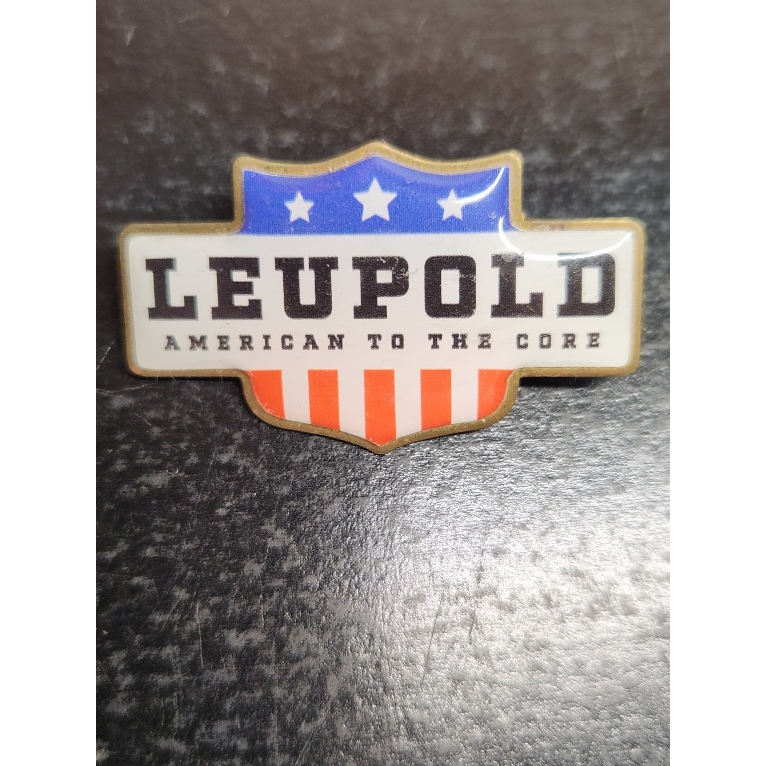Leupold American To The Core Lapel Hat Pin Proudly Made In Usa